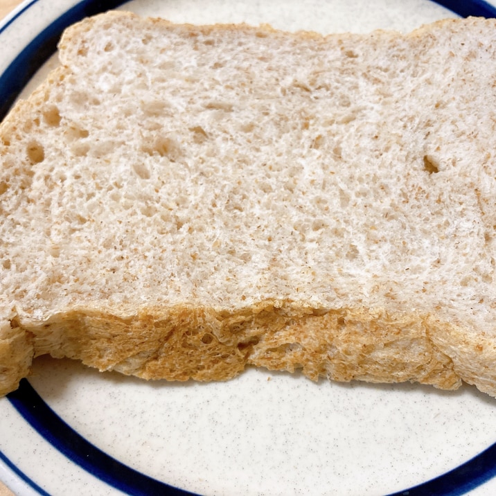 ホームベーカリーで!全粒粉60%ふわふわ食パン